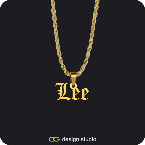 Butterfly initial necklace - G,The Essential Name Necklace: Looped,Item Personalization,The Essential Name Necklace