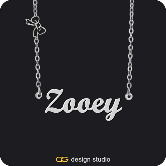 The Essential Name Necklace: Charm