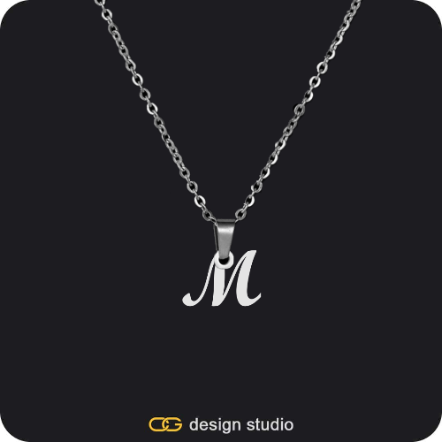 The Essential Name Necklace: Looped