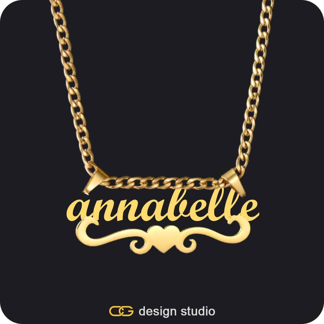 The Essential Name Necklace: Underline,Item Personalization