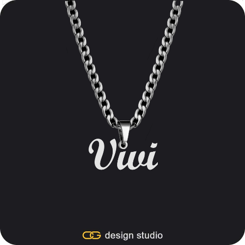 The Essential Name Necklace: Looped,Item Personalization