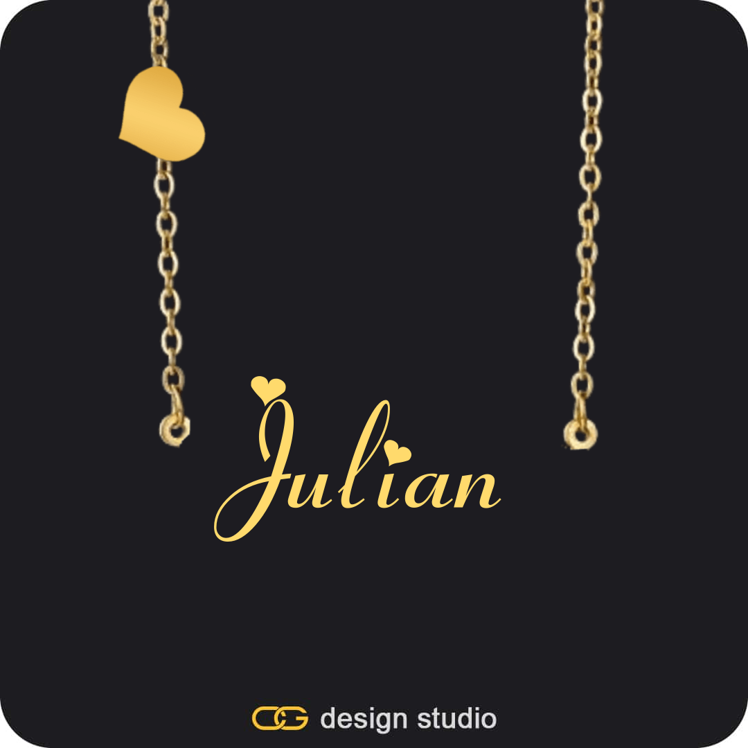 The Essential Name Necklace: Charm