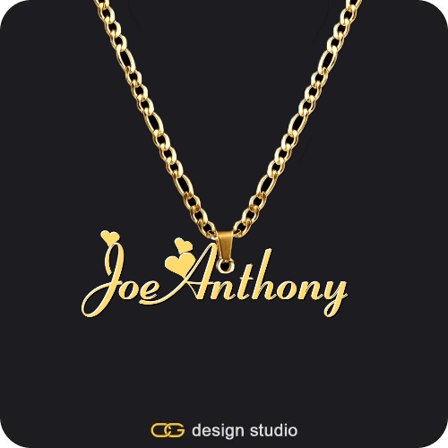 Clover Initial Necklace - J / 18 inch,The Essential Name Necklace,Item Personalization