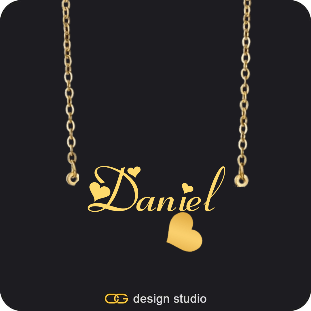 The Essential Name Necklace: Charm