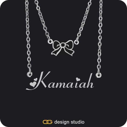 The Essential Name Necklace: Double Layer