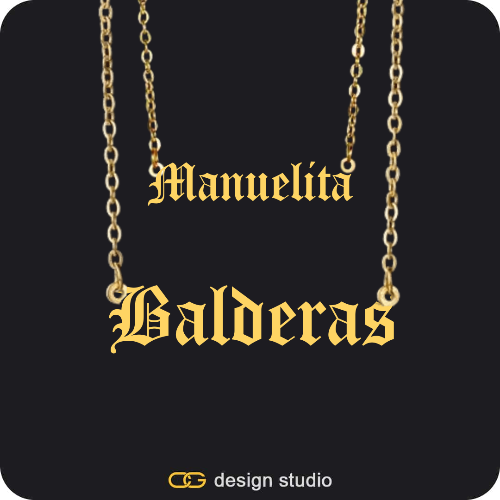 The Essential Name Necklace: Double Layer