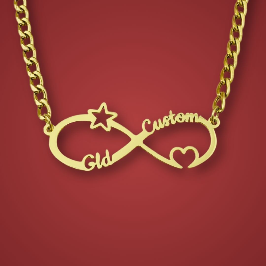 CustomGld Infinite Essential Name Necklace