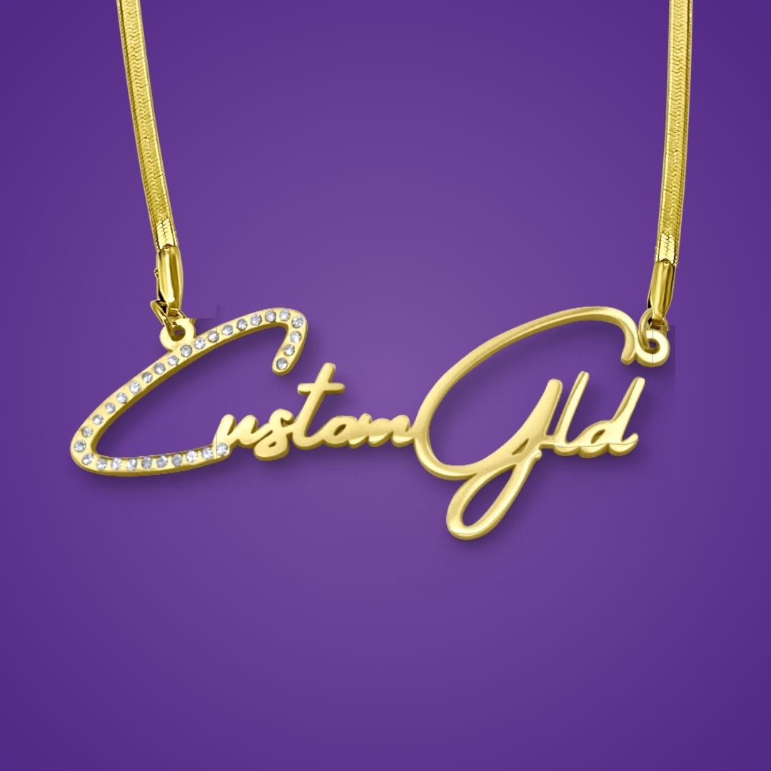 The Premier Script Name Necklace