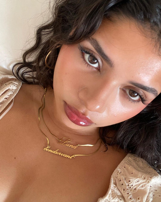 The @LaDestinyLuna Signature Name Necklace