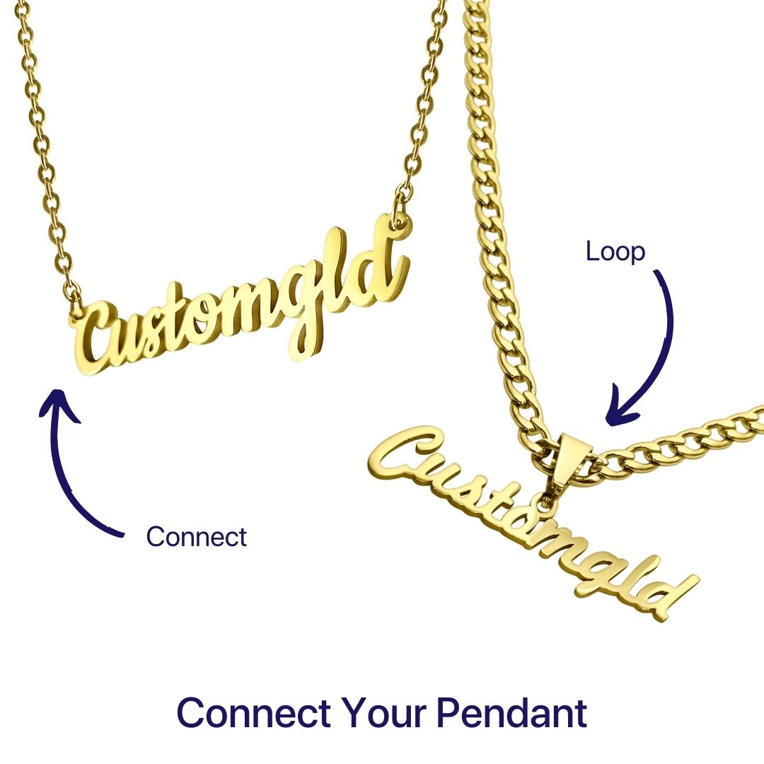 The Essential Name Necklace: Mens