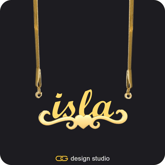 The Essential Name Necklace: Underline,Item Personalization