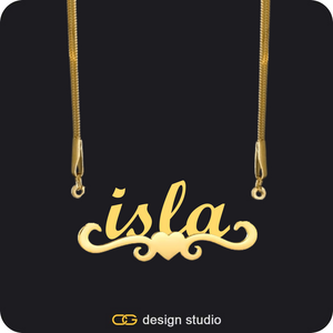 The Essential Name Necklace: Underline,Item Personalization
