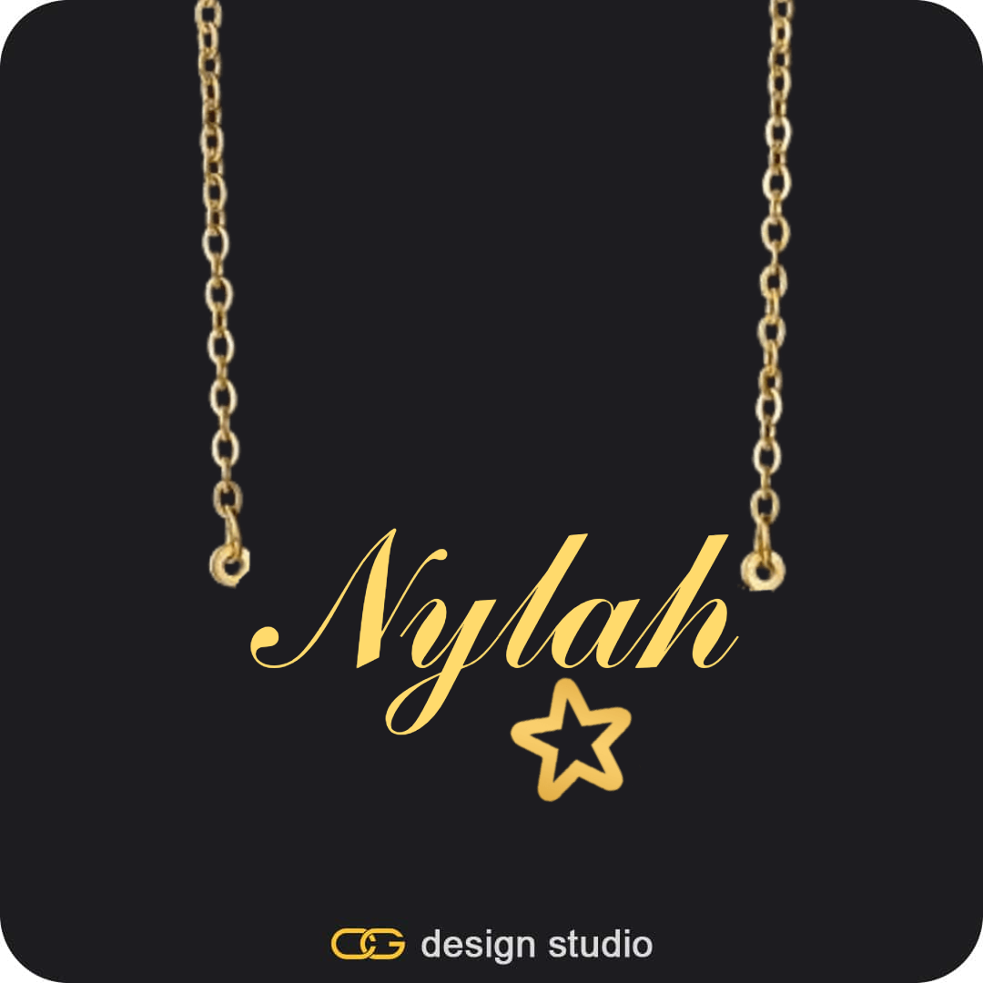 The Essential Name Necklace,The Essential Name Necklace: Charm