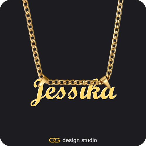 Clover Initial Necklace - J / 18 inch,The Essential Name Necklace,Item Personalization