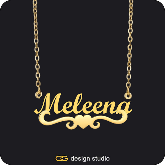 Butterfly initial necklace - H,The Essential Name Necklace: Underline