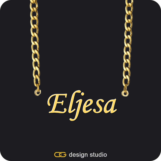 The Essential Name Necklace: Mens