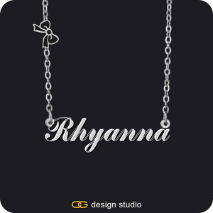 The Essential Name Necklace: Charm