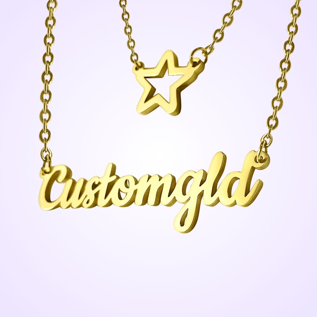 The Essential Name Necklace: Double Layer