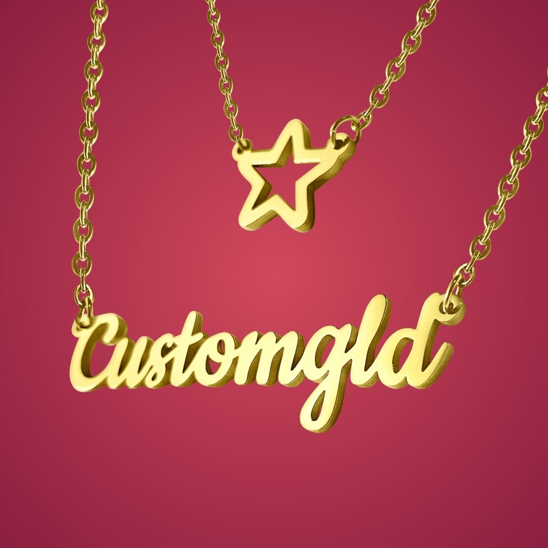 The Essential Name Necklace: Double Layer