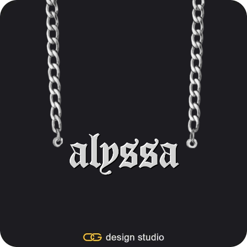 The Essential Name Necklace,Item Personalization