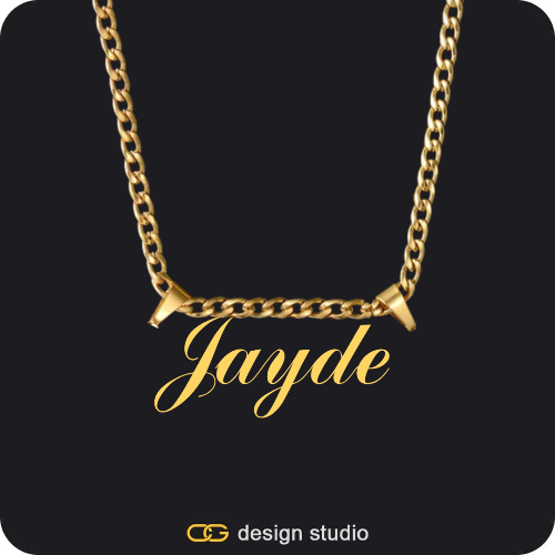 The Essential Name Necklace: Double Loop