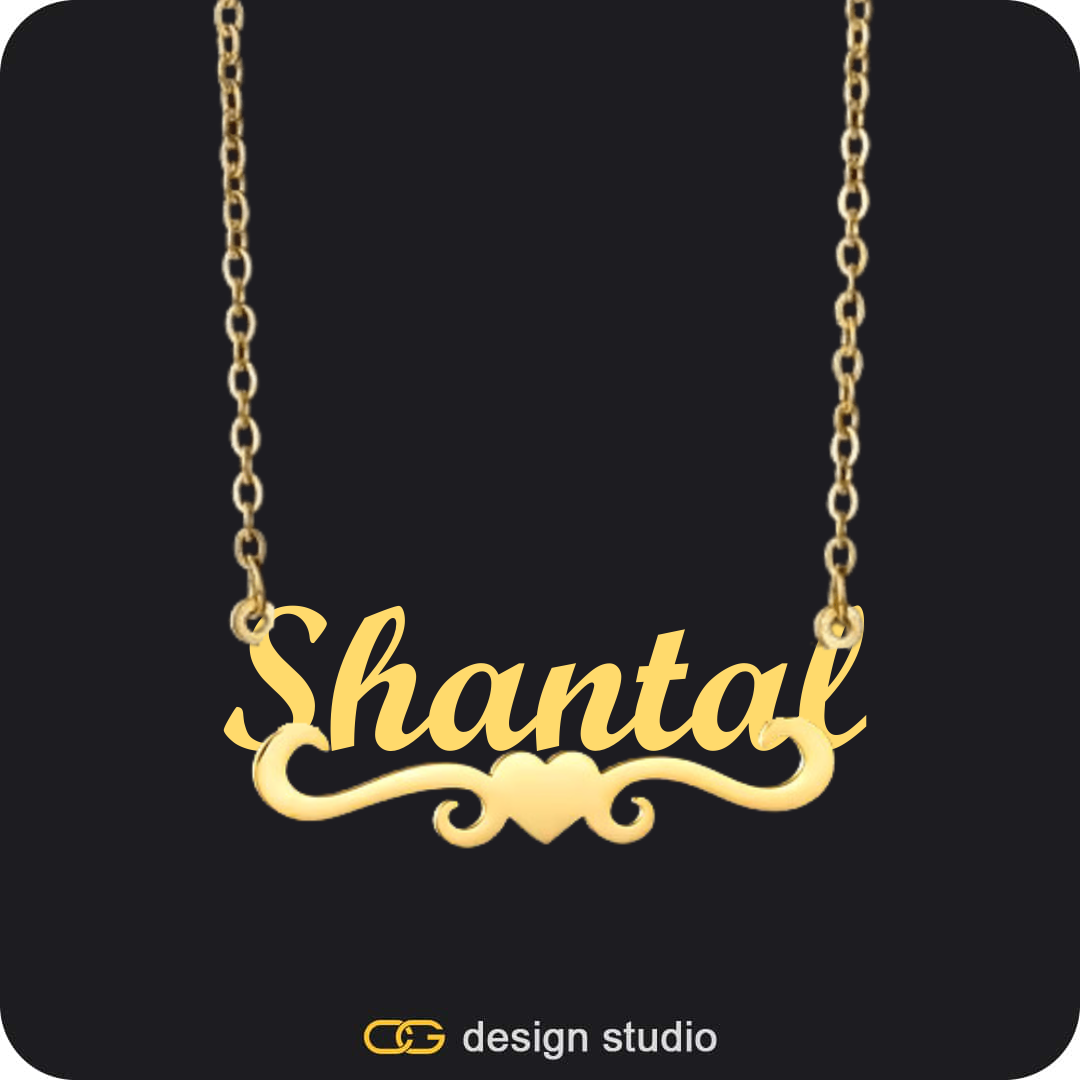 Clover Initial Necklace - J / 18 inch,The Essential Name Necklace: Underline