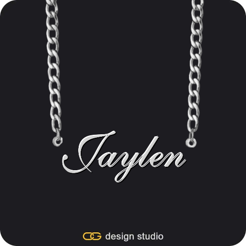 Grand victorian initial necklace - Z / Silver,The Essential Name Necklace,Item Personalization