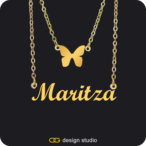 The Essential Name Necklace: Double Layer