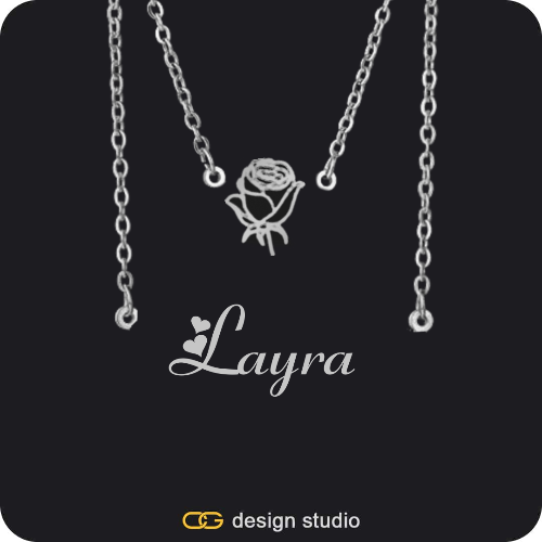 The Essential Name Necklace: Double Layer