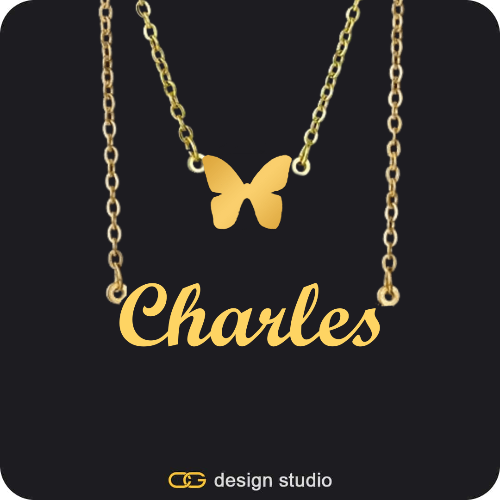 The Essential Name Necklace: Double Layer