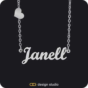 The Essential Name Necklace: Charm