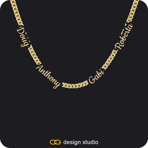 The multi-name necklace,The Essential Name Necklace,Item Personalization