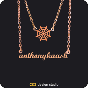 Clover Initial Necklace - J / 18 inch,The Essential Name Necklace: Double Layer