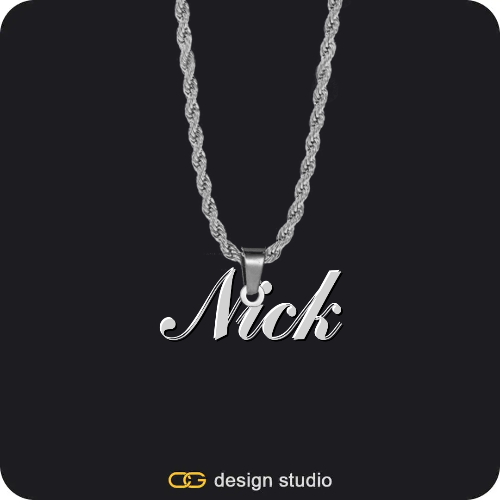 The Essential Name Necklace,Item Personalization