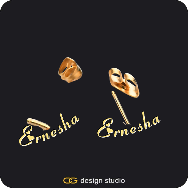 The Essential Name Bracelet,The Essential Stud Name Earrings