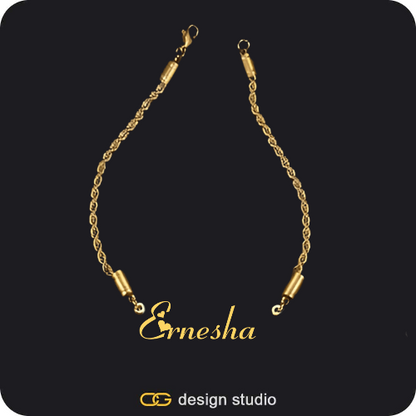 The Essential Name Bracelet,The Essential Stud Name Earrings