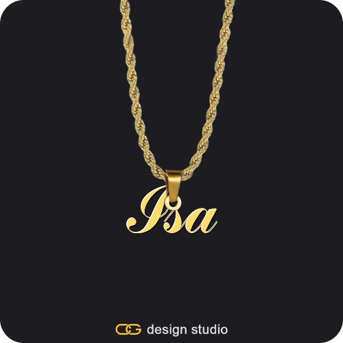 Shell Initial Necklace - U / Silver,The Essential Name Necklace,Item Personalization