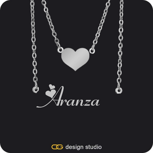 The Essential Name Necklace: Double Layer