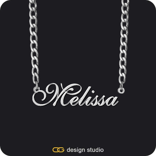 The Essential Name Necklace: Glitter,Clover Initial Necklace - X / 16 inch,The Essential Name Necklace,Item Personalization