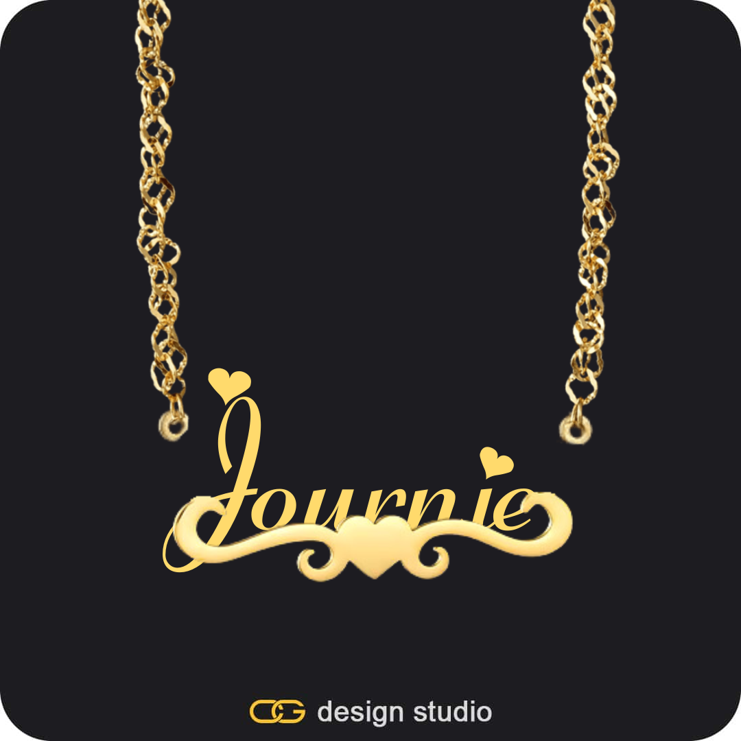 The Essential Name Necklace: Underline,Item Personalization