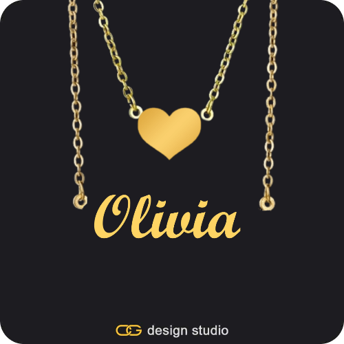 The Essential Name Necklace: Double Layer