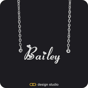 Grand victorian initial necklace - U / Gold,The Essential Name Necklace,The Essential Name Necklace
