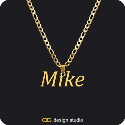 The Essential Name Necklace: Looped,Item Personalization