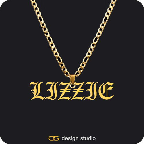 The Essential Name Necklace,Item Personalization,The Essential Name Necklace: Looped,Item Personalization