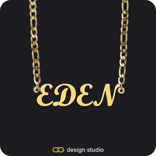 The Essential Name Necklace,Item Personalization,The Essential Name Necklace: Looped,Item Personalization