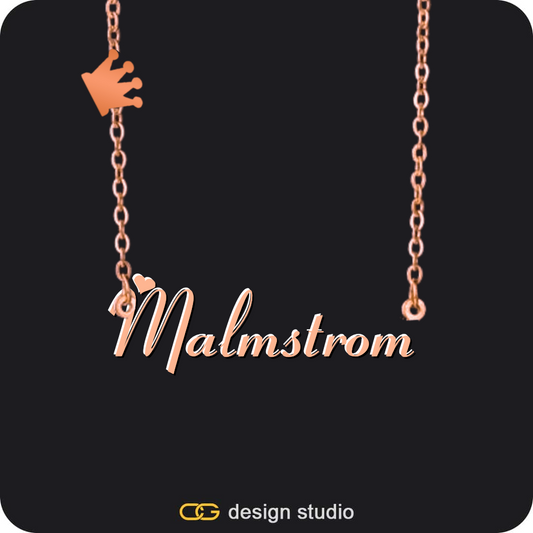 The Essential Name Necklace: Charm