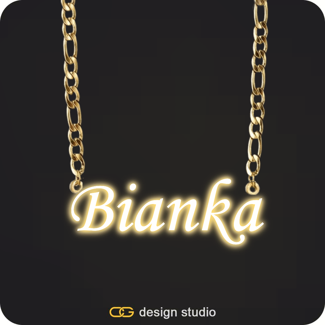 The Essential Name Necklace: Sparkling,The Essential Name Necklace: Looped,Item Personalization