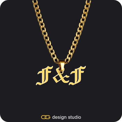 Hexagon initial necklace - O,The Essential Name Necklace,Item Personalization,The Essential Name Necklace,Item Personalization