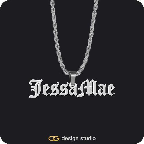 The Essential Name Necklace,Item Personalization