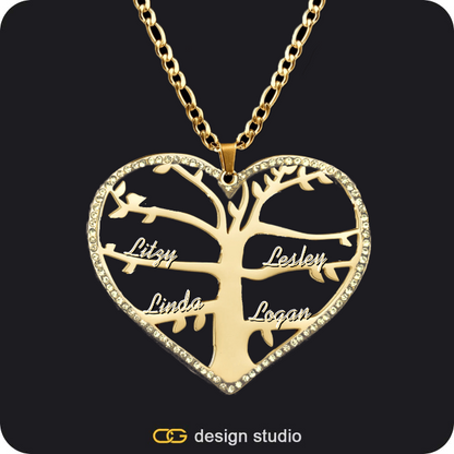 Family Tree,The Essential Name Necklace,Item Personalization